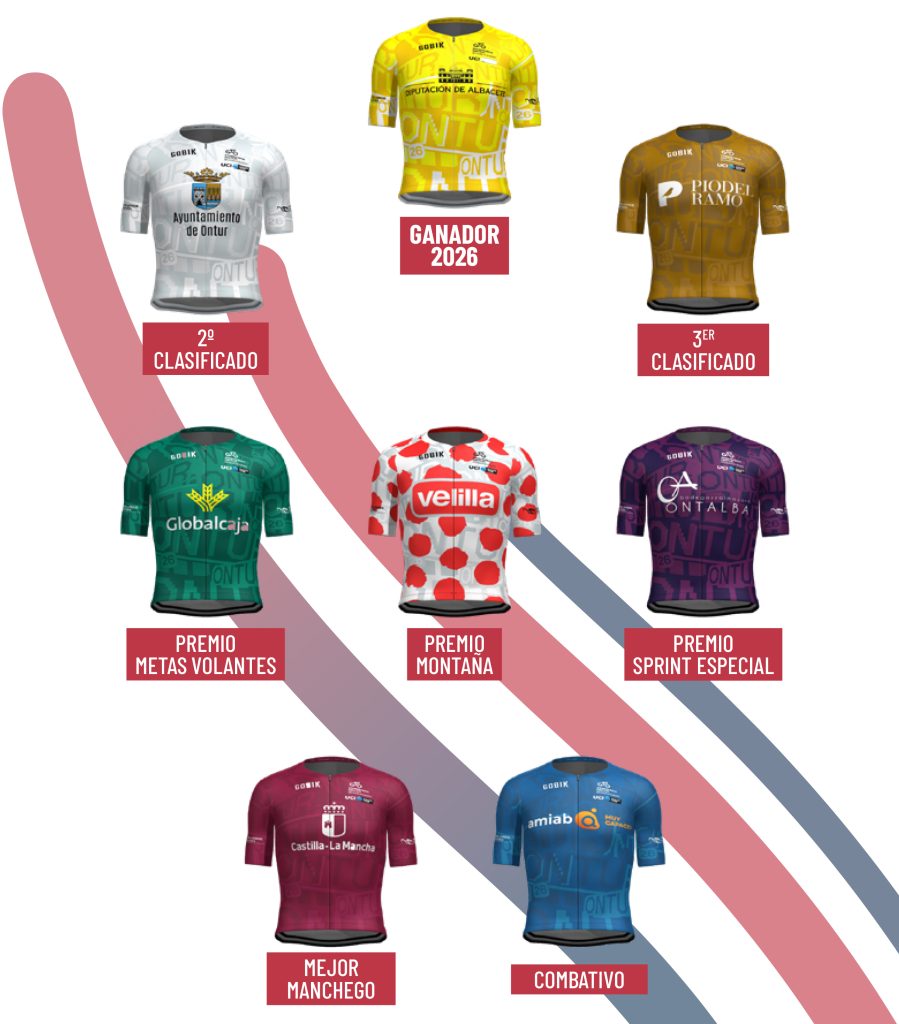 Maillots Gran Premio Primavera Ontur Diputación Albacete